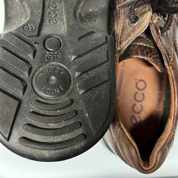 Ecco shoes men’s size 41 brown - Picture 3 of 7